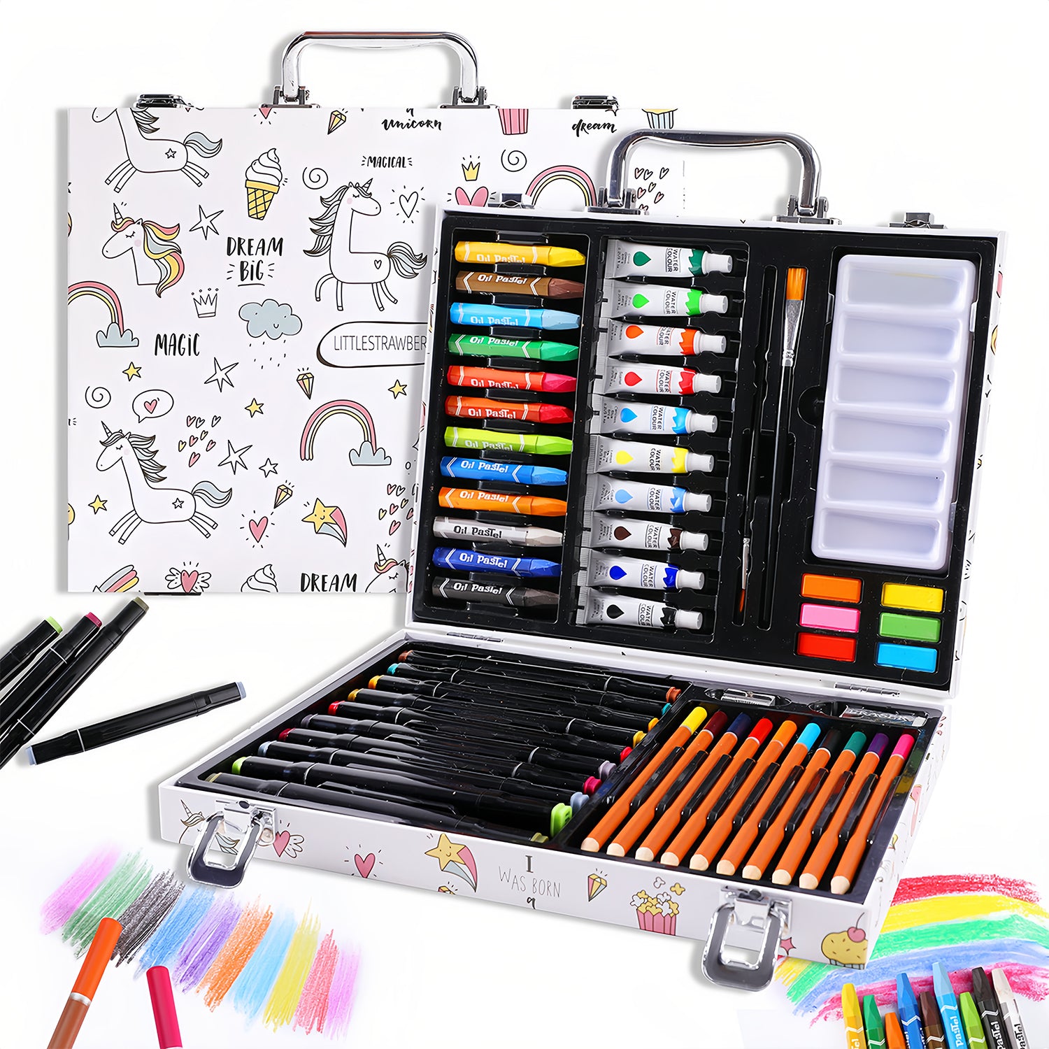 Malette de Peinture Scolaire 58 Pièces