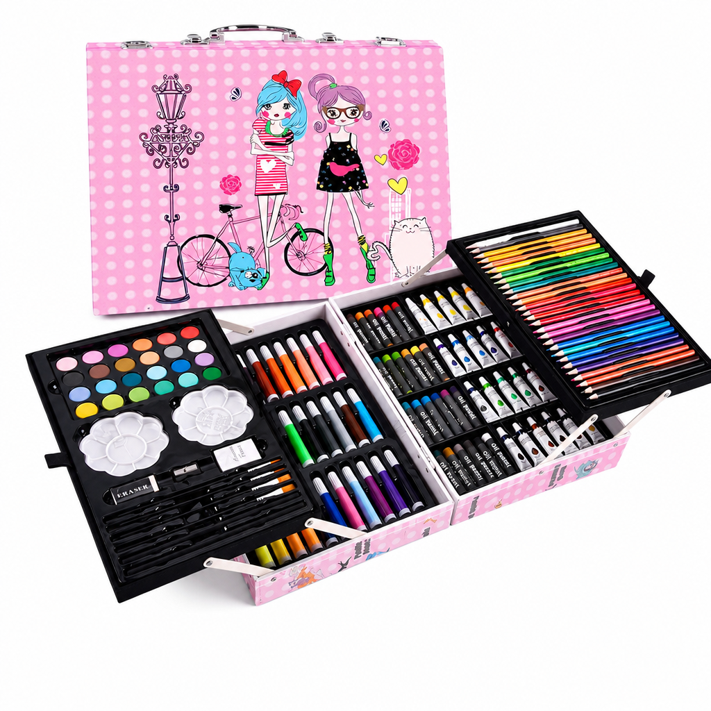 Malette de Peinture Scolaire 58 Pièces